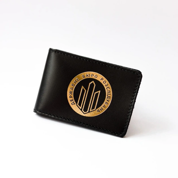 Cover for SBI ID Card (black, gold embossing)
