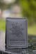 Cover for National Police ID with badge slot (black, clean embossing)