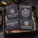 Cover set: Military ID, UBD certificate, driver&rsquo;s license and Passport (black, silver embossing)