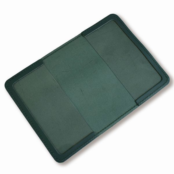 Military ID cover with Emblem (green, black тиснення)