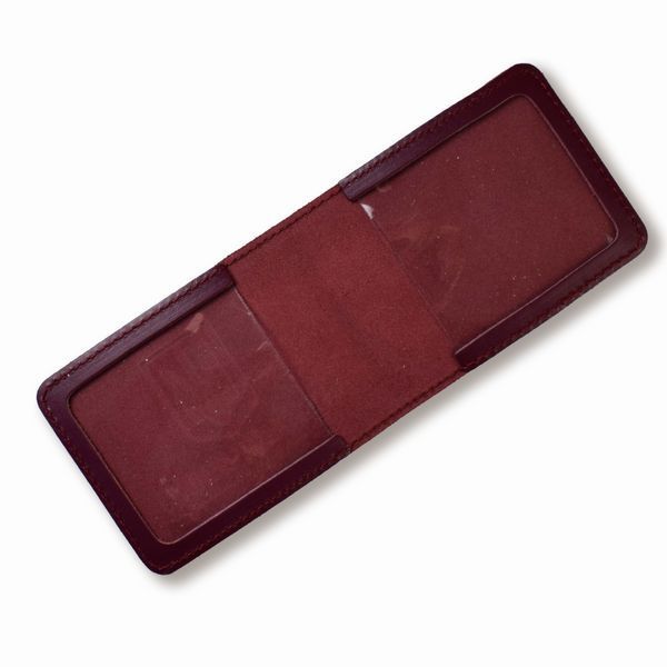 ID cover for UBD certificate with coat of arms (burgundy, gold embossing)