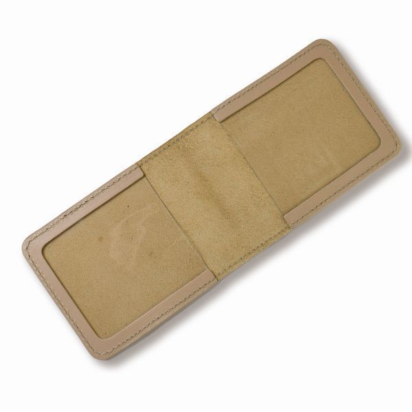 ID cover for UBD certificate with coat of arms (beige, silver embossing)