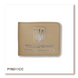 ID cover for UBD certificate with coat of arms (beige, silver embossing)