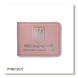 ID cover for UBD certificate with coat of arms (pink, silver embossing)