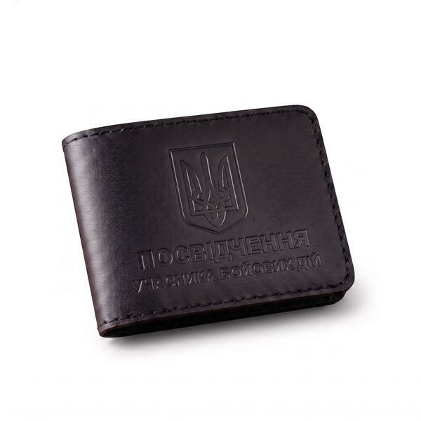 Обложка для удостоверения УБД с гербом (черная, чистое тиснение) PYBD1EE фото